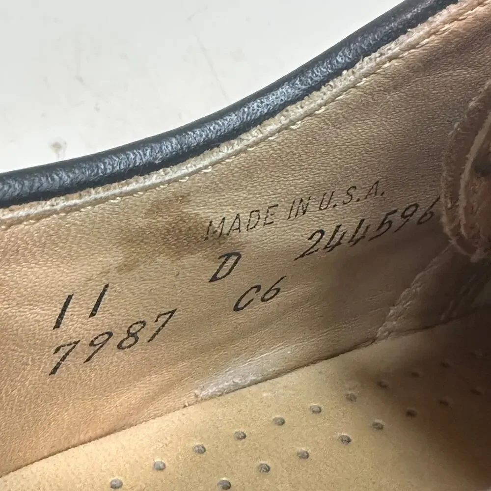 VERY GOOD Rancourt & Co. x Cole Haan Suede Bucks Plain Toe Bluchers USA 11 D